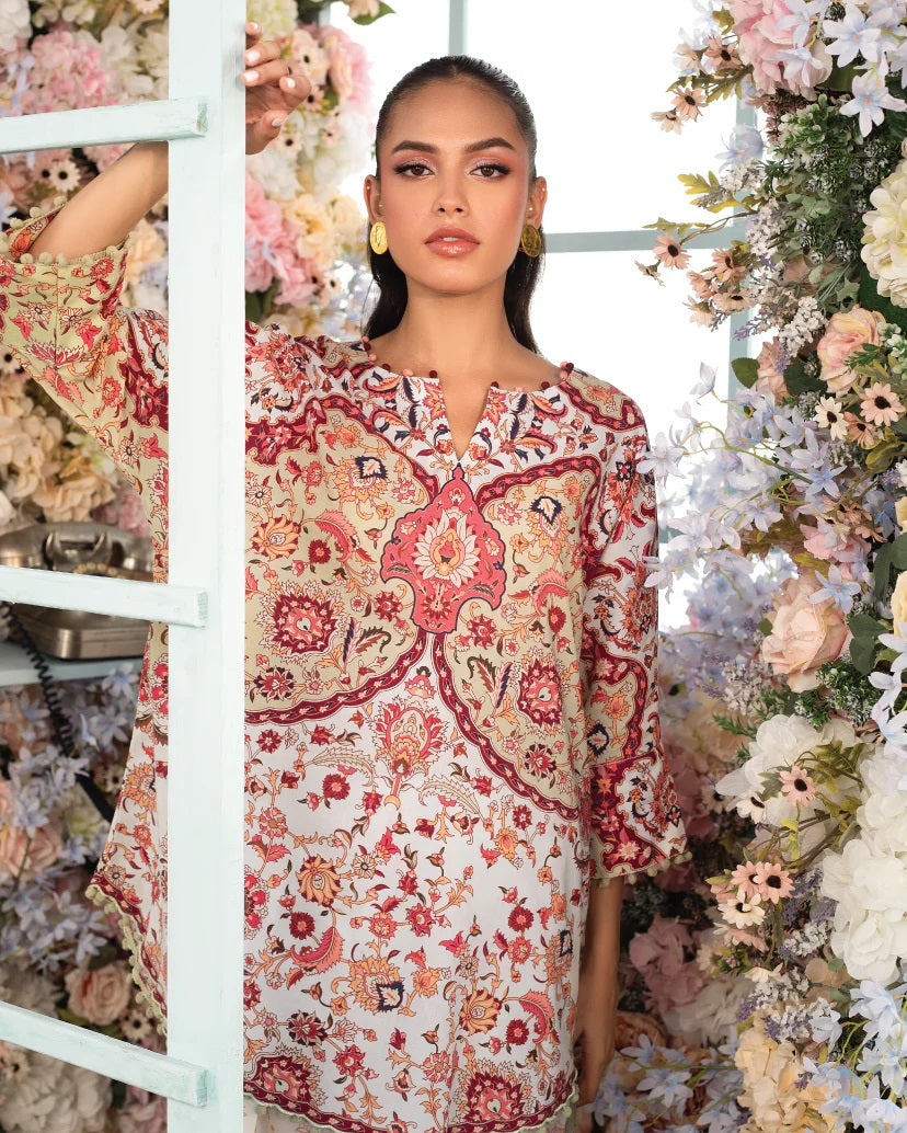PAISLEY BLOOM PREMIUM TOP AND PANT SET