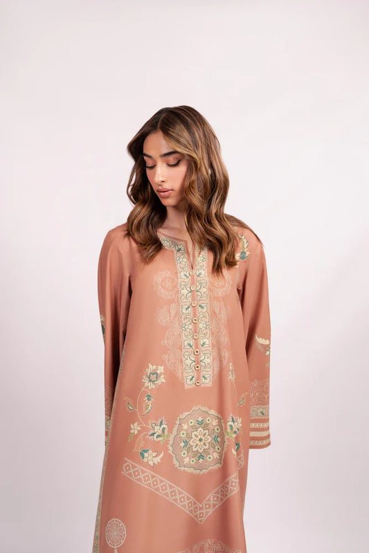 EARTHEN TONE PREMIUM LONG DRESS