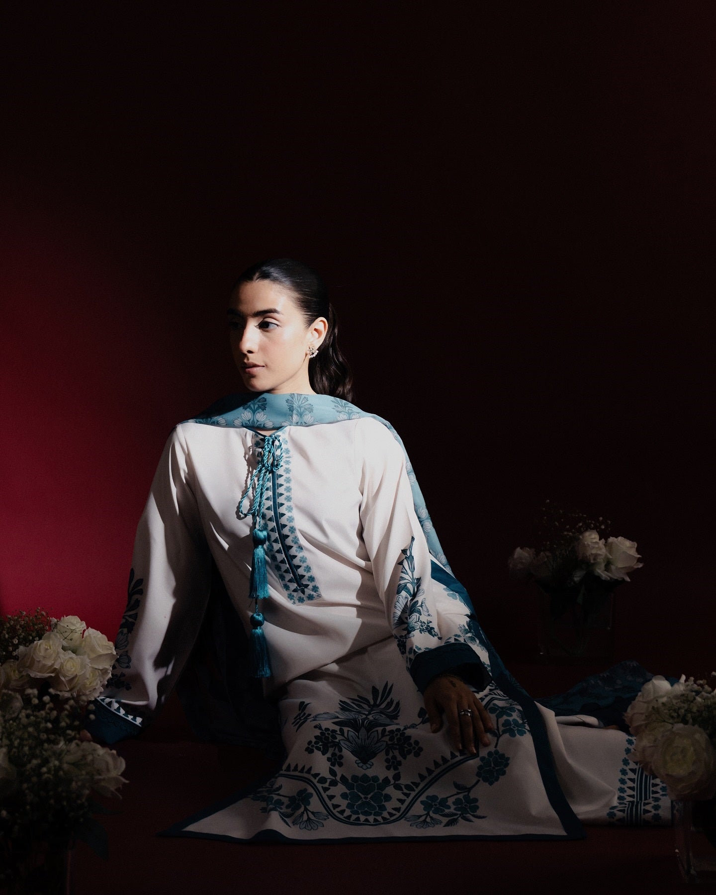 GARNET GRACE PREMIUM LONG TOP AND PANT