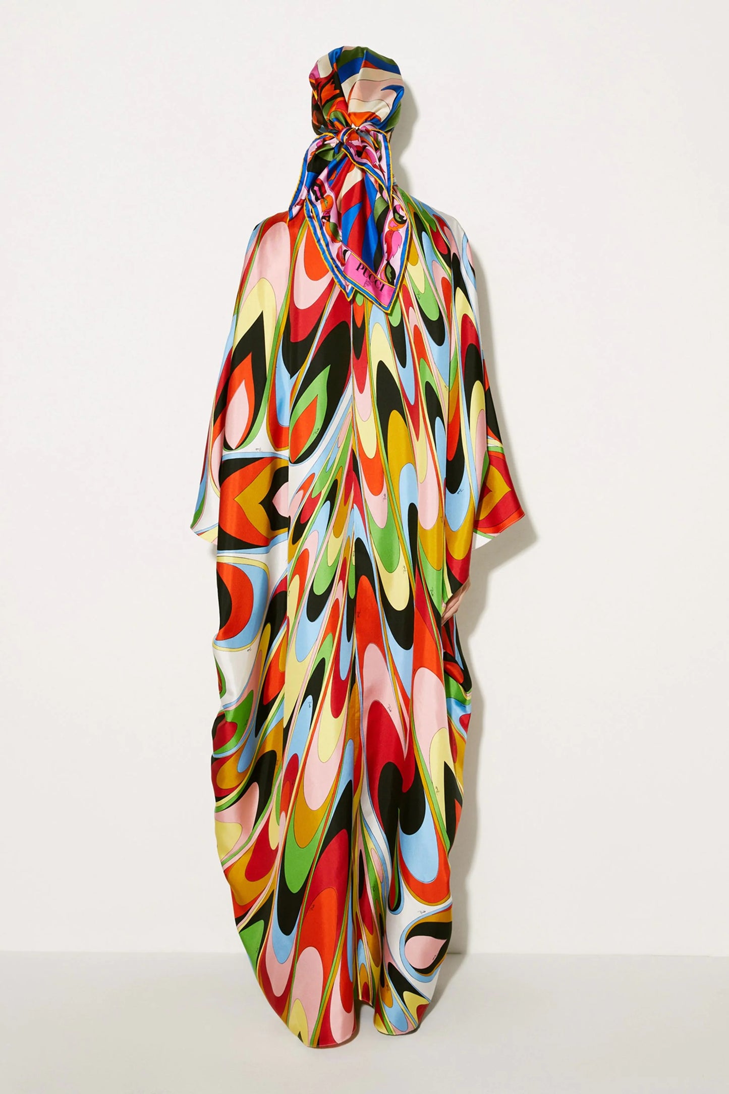 MULTI COLOUR ABSTRACT STYLE PREMIUM LONG KAFTAN