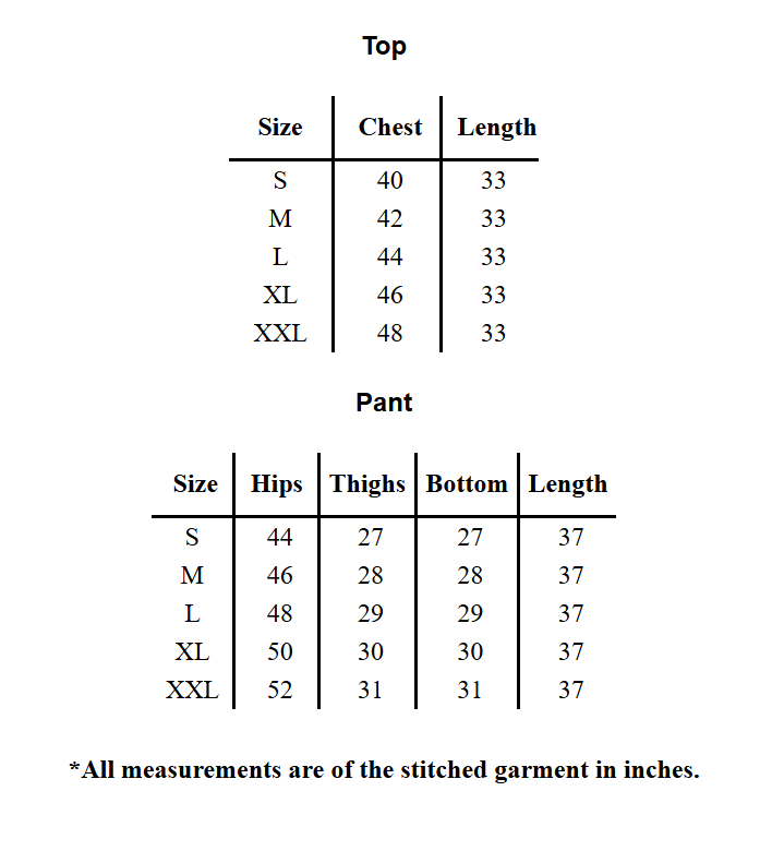 BAROQUE SHINE PREMIUM TOP AND PANT SET