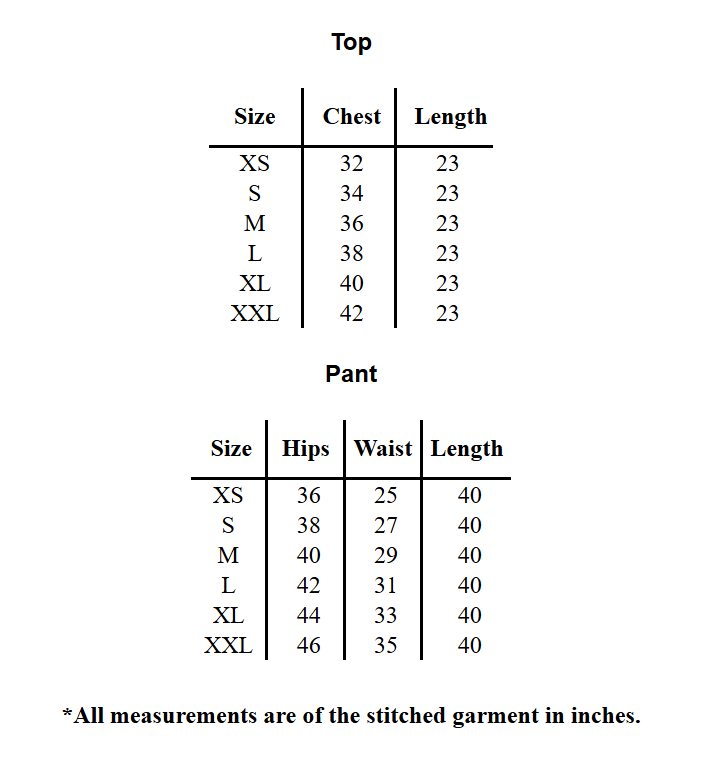 ZENITH MIRAGE PREMIUM TOP AND PANT SET