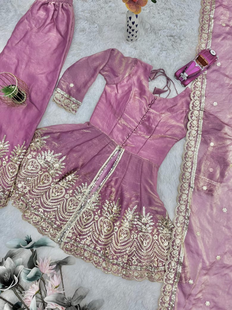 MIRROR GLAMOUR PRIME SHARA SET WITH DUPATTA