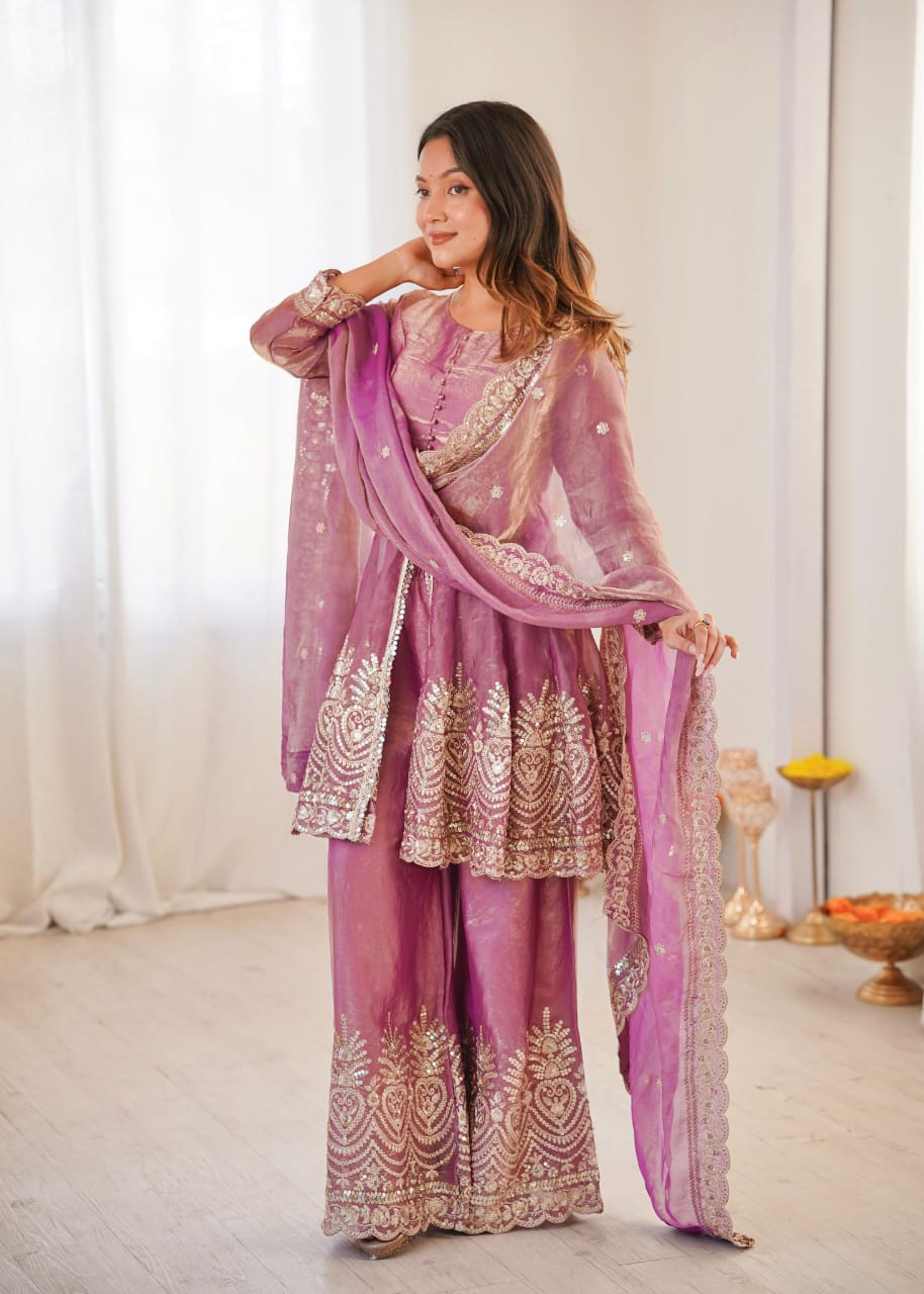 MIRROR GLAMOUR PRIME SHARA SET WITH DUPATTA