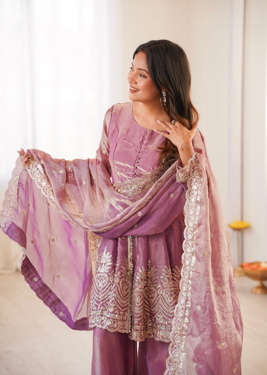 MIRROR GLAMOUR PRIME SHARA SET WITH DUPATTA