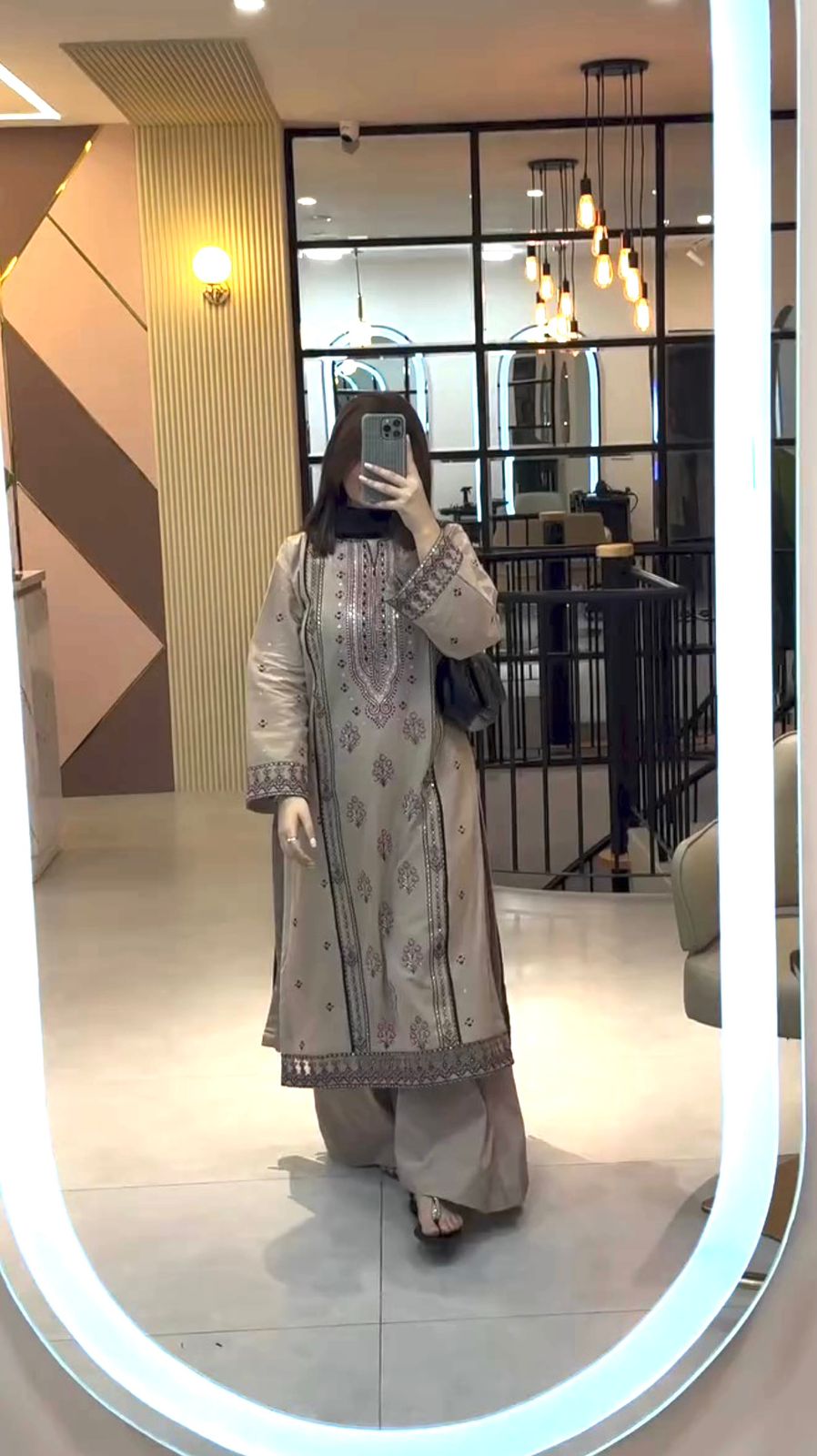 ETHEREAL BLOOM TOP & PALAZZO SET WITH LAZE DUPATTA