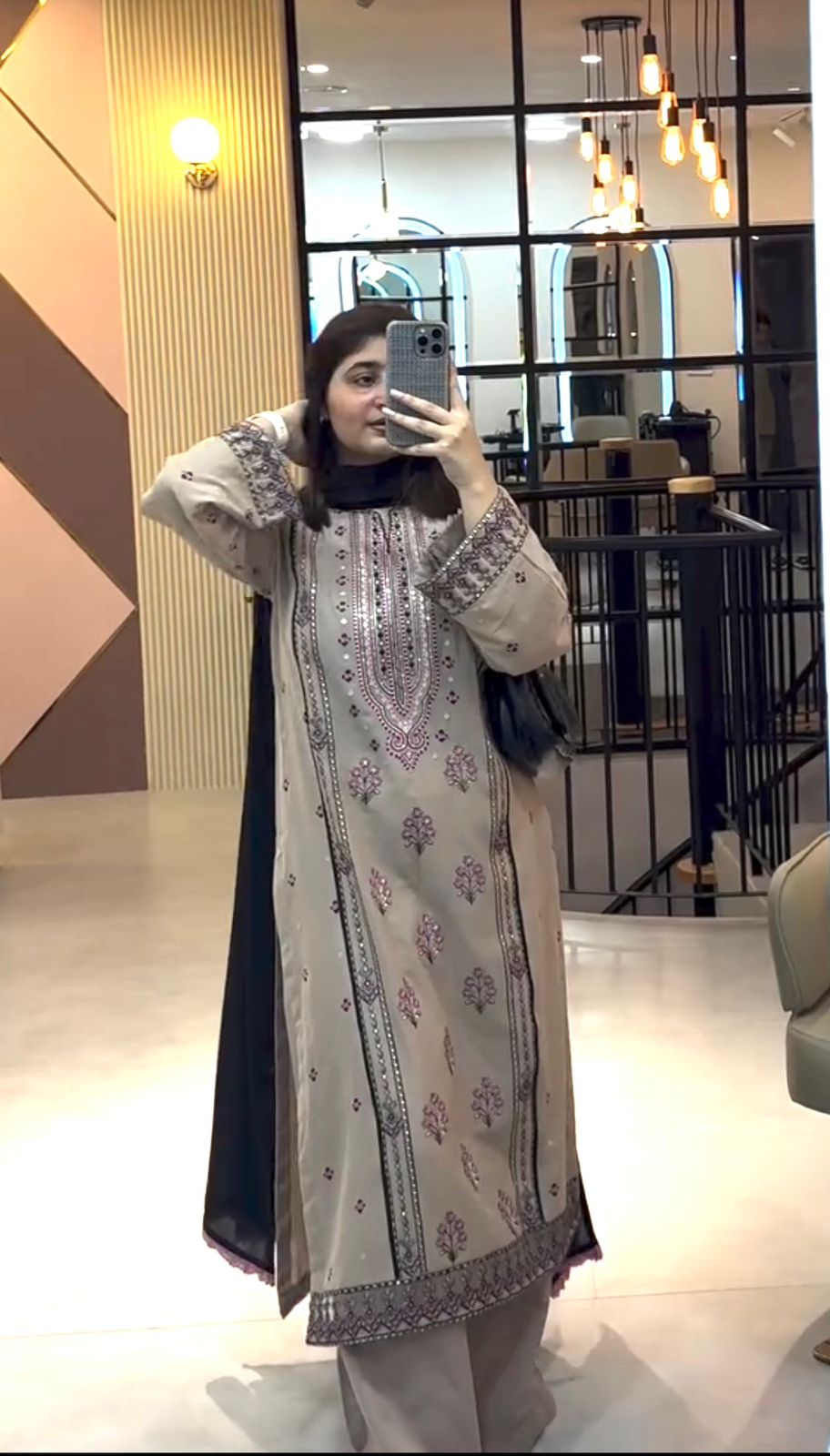 ETHEREAL BLOOM TOP & PALAZZO SET WITH LAZE DUPATTA