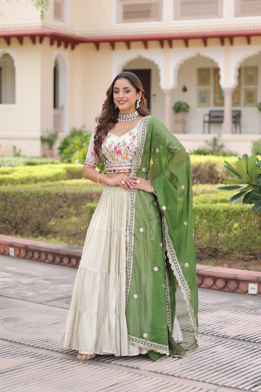 CELESTIAL SWIRL EXQUISITE LEHENGA WITH BLOUSE
