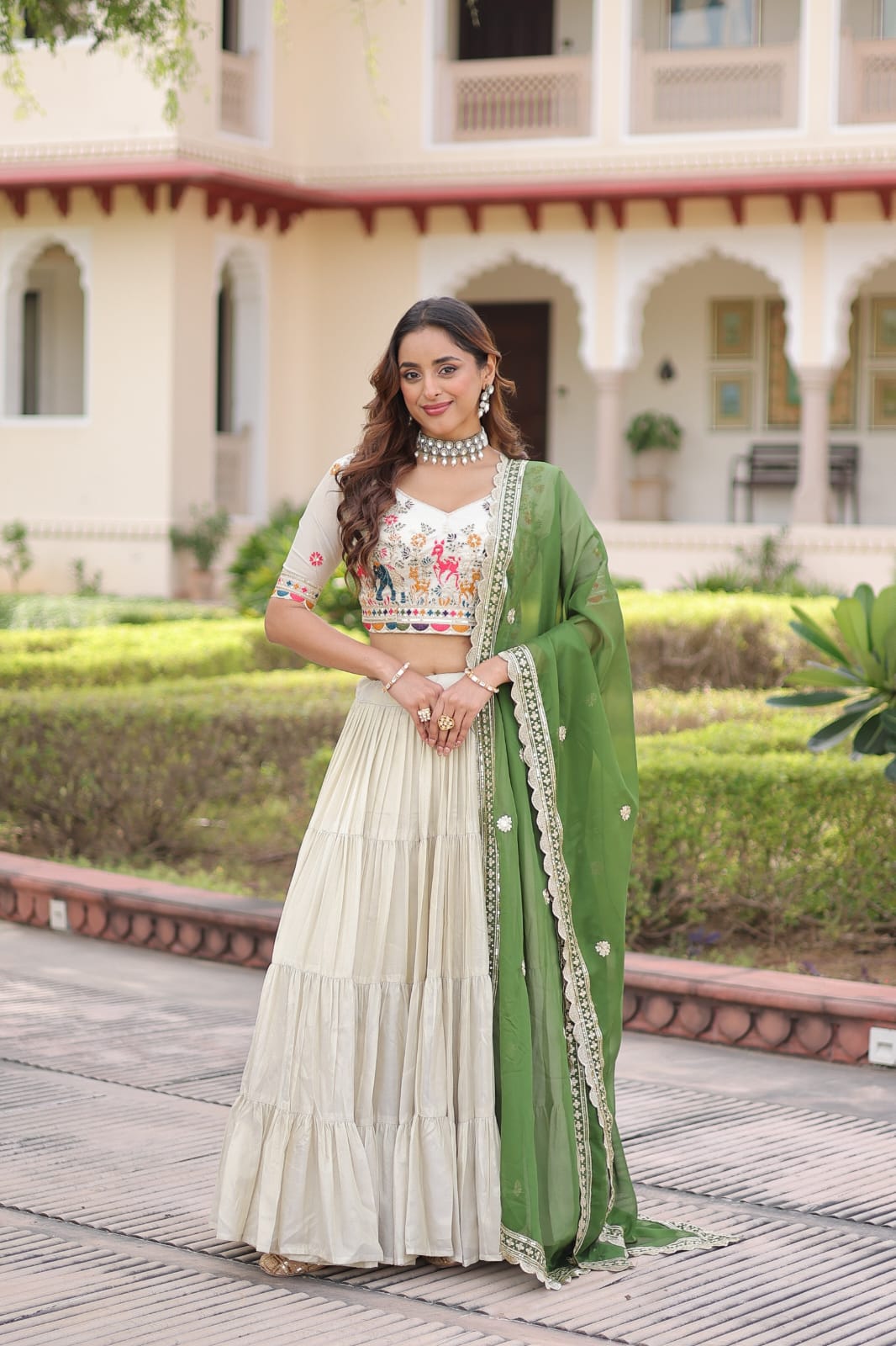 CELESTIAL SWIRL EXQUISITE LEHENGA WITH BLOUSE