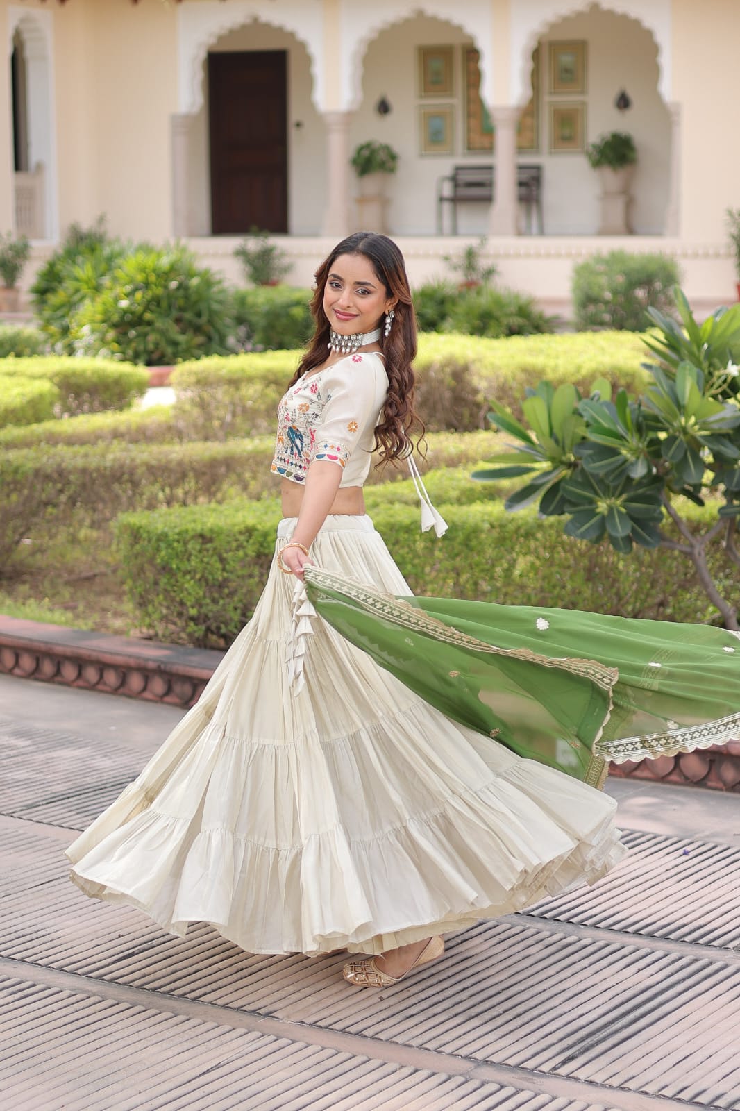 CELESTIAL SWIRL EXQUISITE LEHENGA WITH BLOUSE