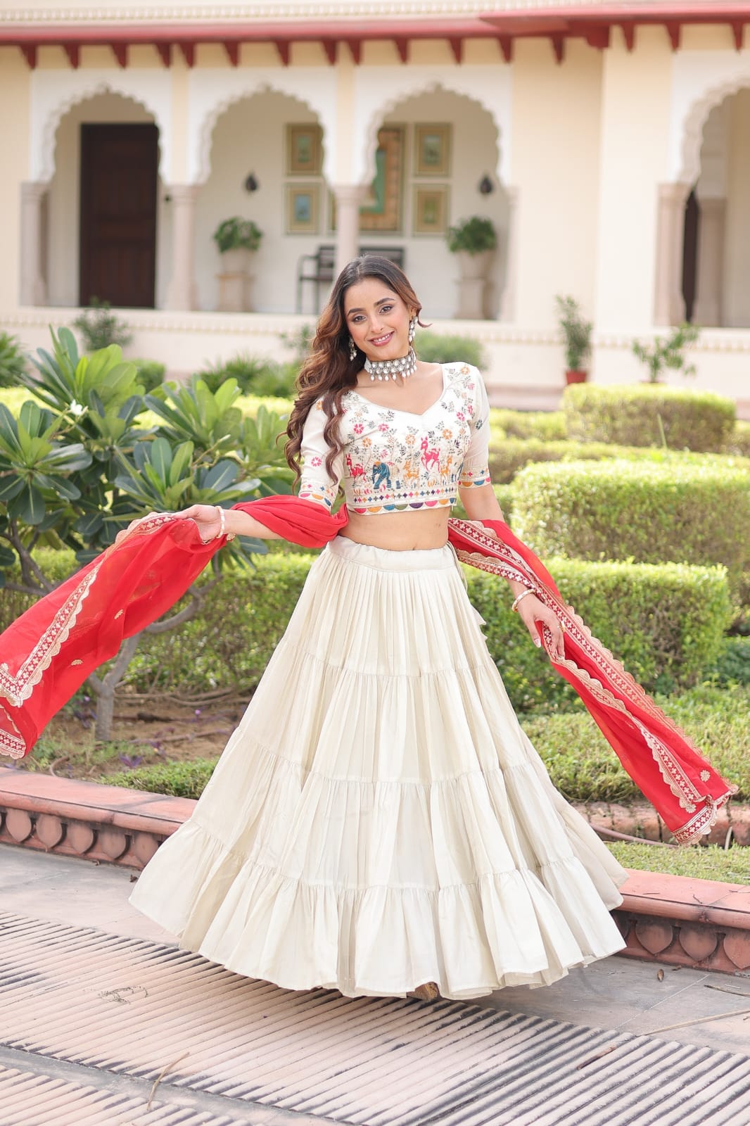 CELESTIAL SWIRL EXQUISITE LEHENGA WITH BLOUSE