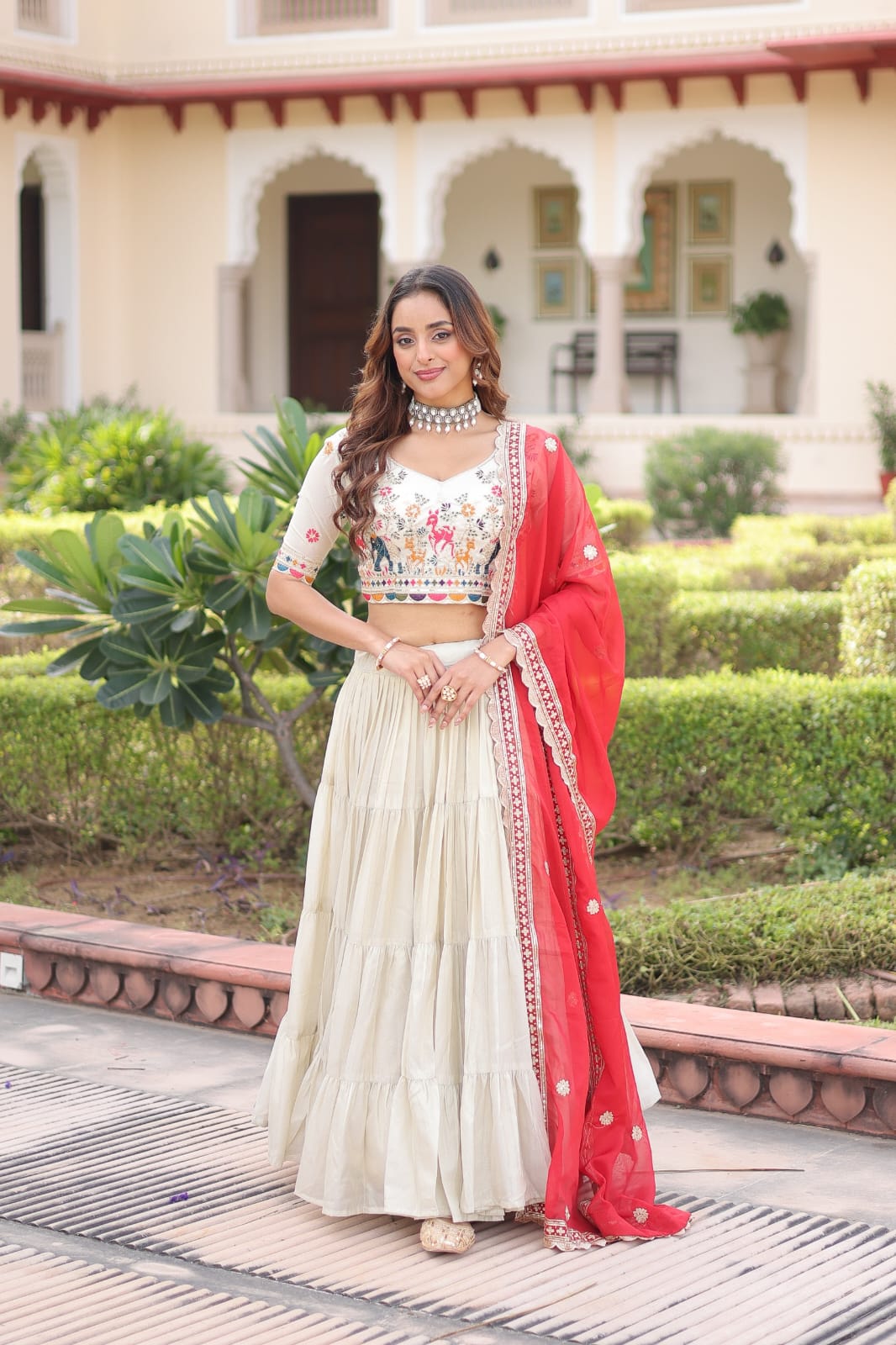 CELESTIAL SWIRL EXQUISITE LEHENGA WITH BLOUSE