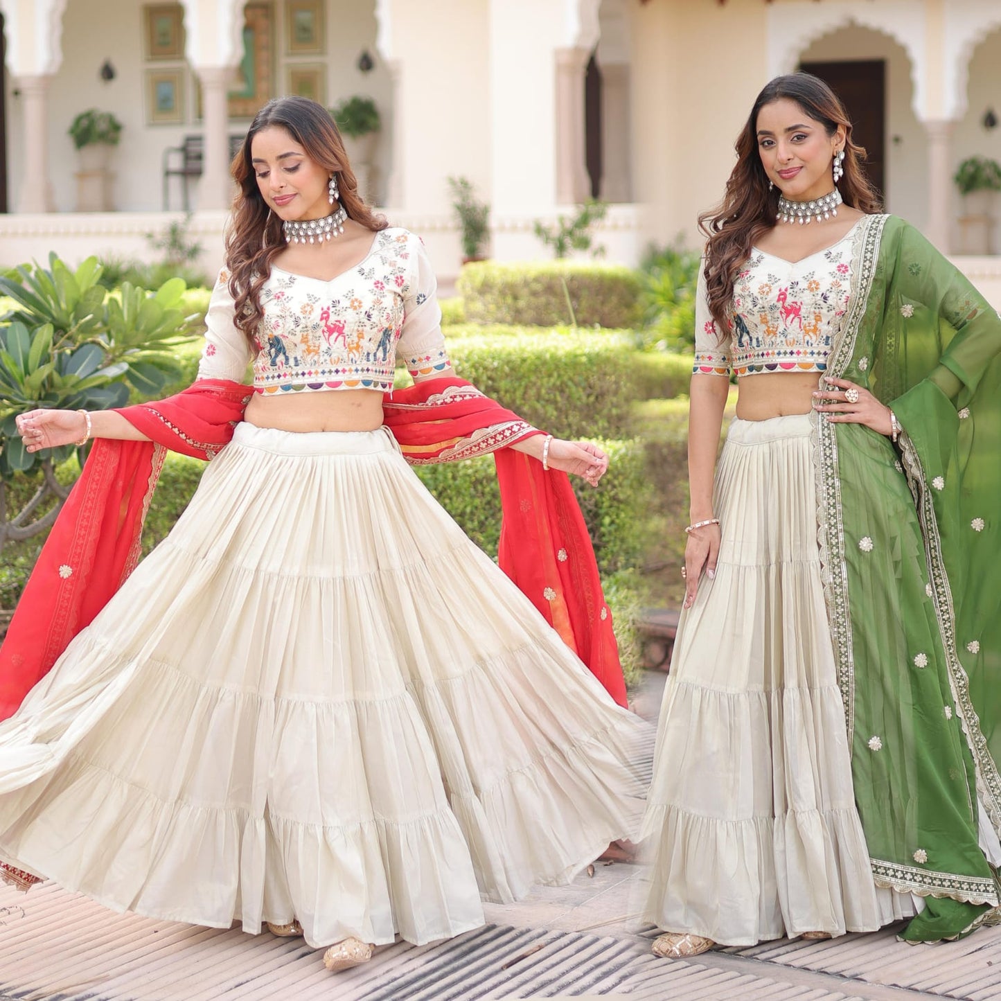 CELESTIAL SWIRL EXQUISITE LEHENGA WITH BLOUSE