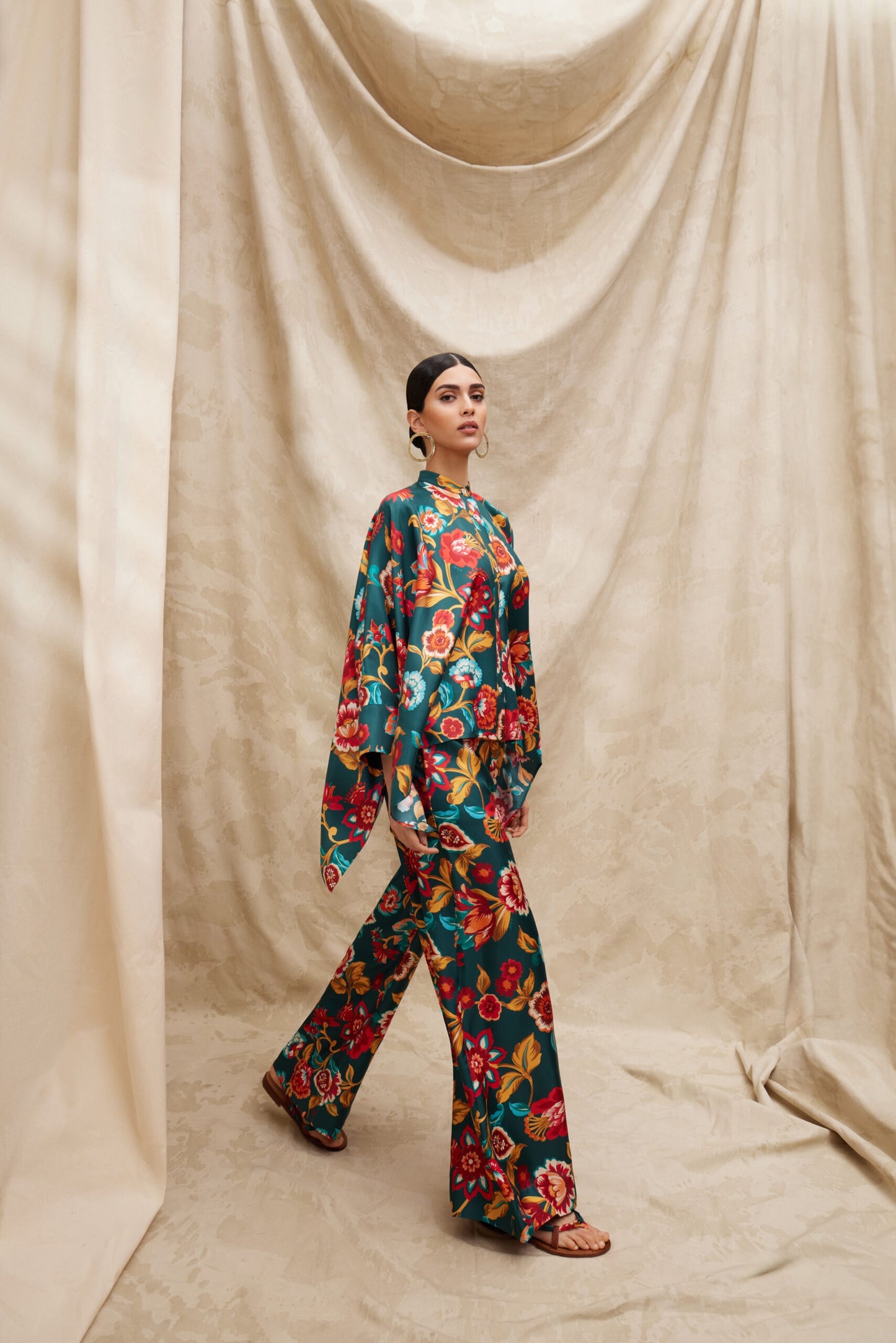 BOHEMIAN FLORAL BLEND CO0ORD SET