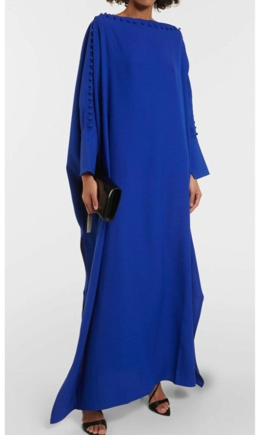 MODERN ELEGANCE BUTTON STYLE CLOSURE LONG KAFTAN