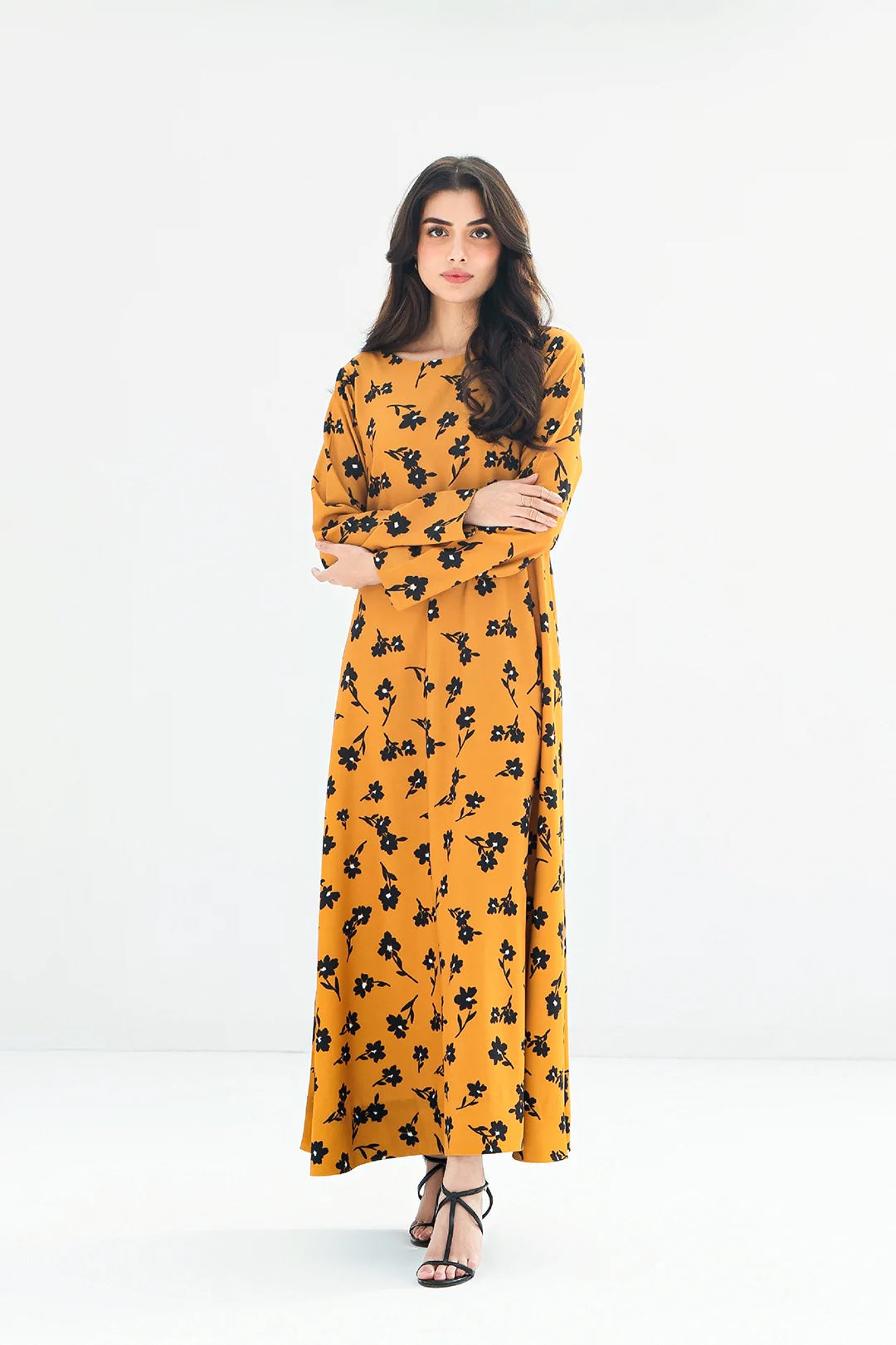 PREMIUM YELLOW COLOUR KOREAN BSY TOP DRESS