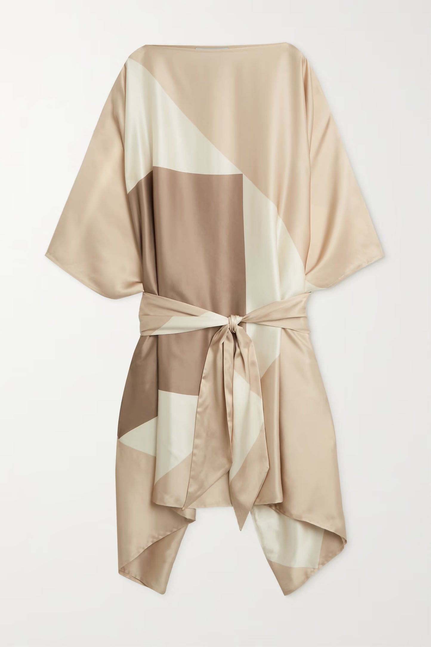 PREMIUM SOFT SILK BELT STYLE SHORT KAFTAN