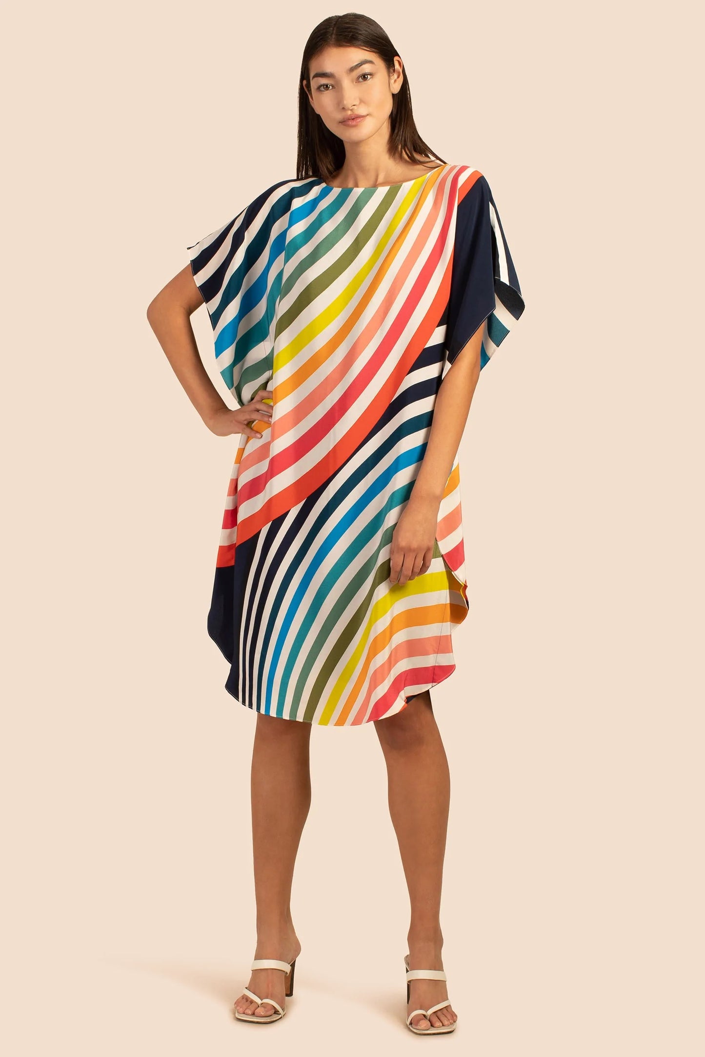 MULTI-COLOUR SHORT LENGTH KAFTAN