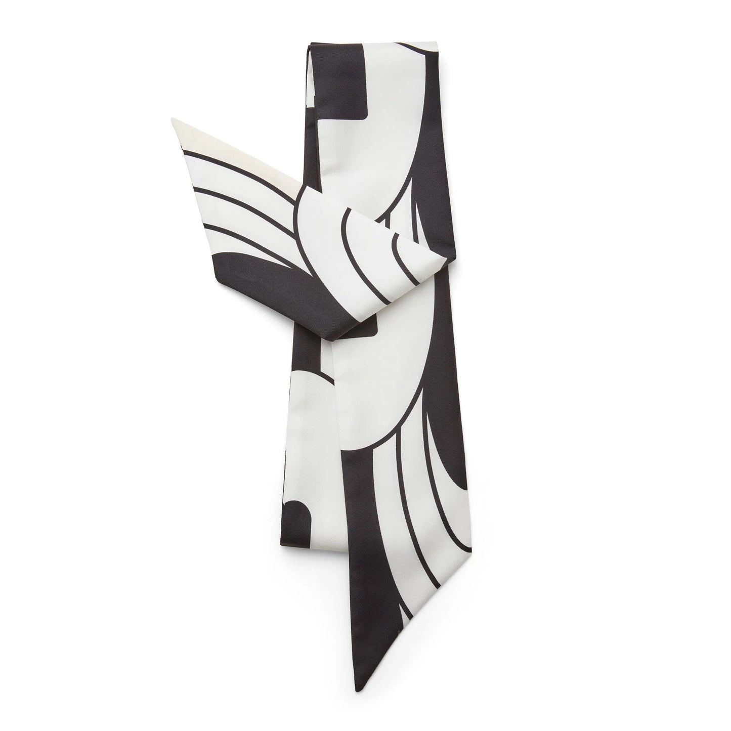 V- NECK BLACK AND WHITE BELT STYLE PLAZO PREMIUM KAFTAN