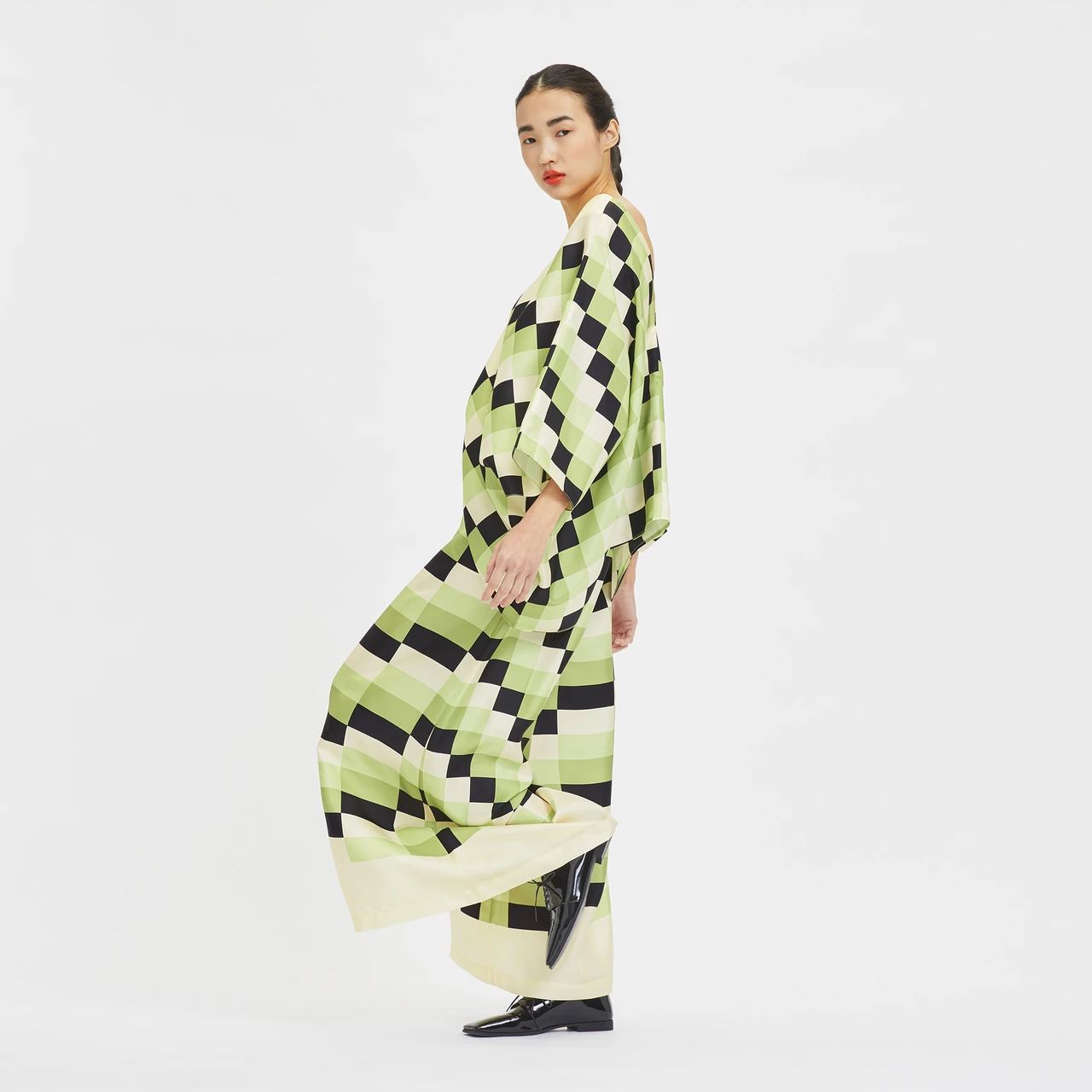 Checked Printed Co-ord Sets Kaftan Pant