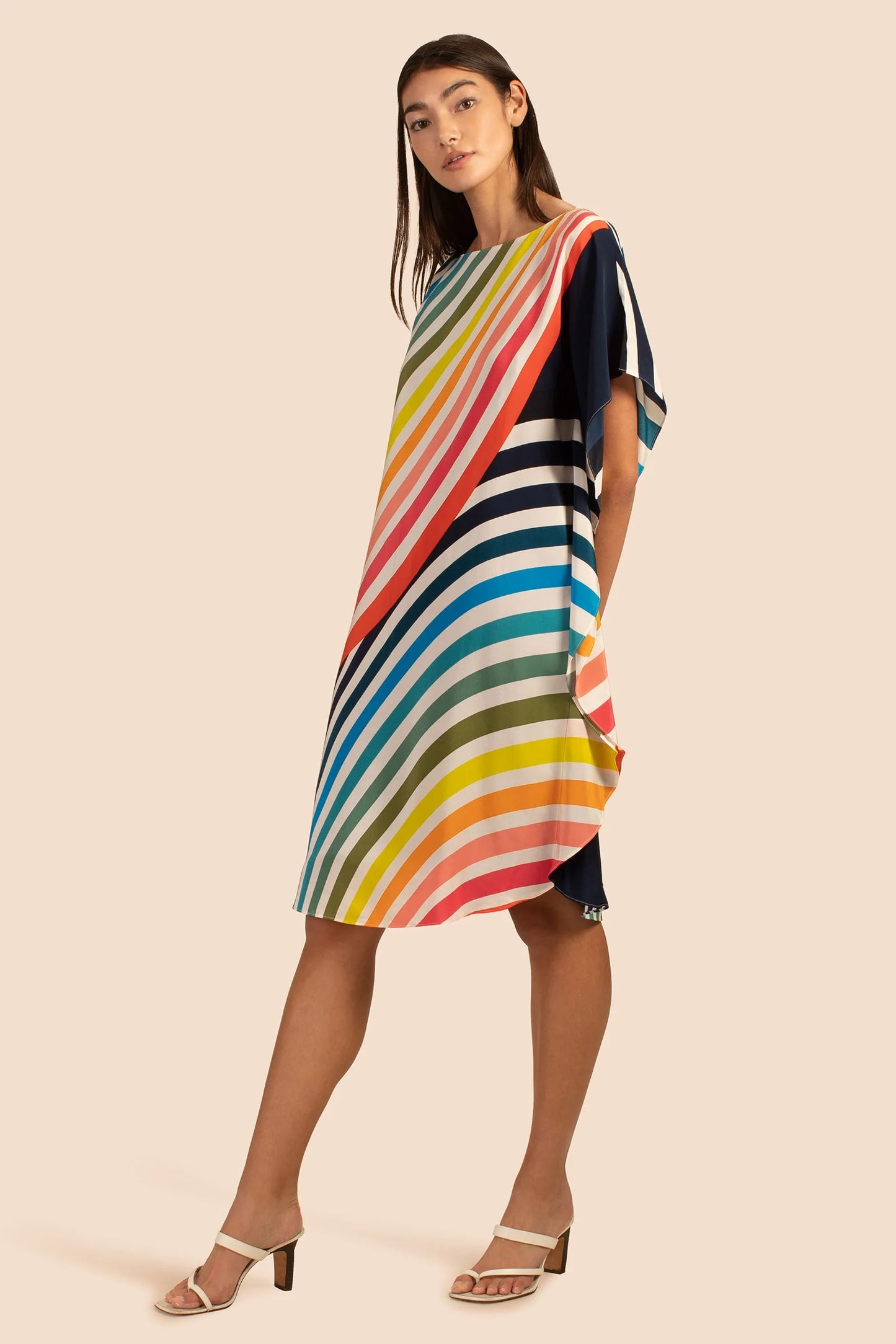 MULTI-COLOUR SHORT LENGTH KAFTAN