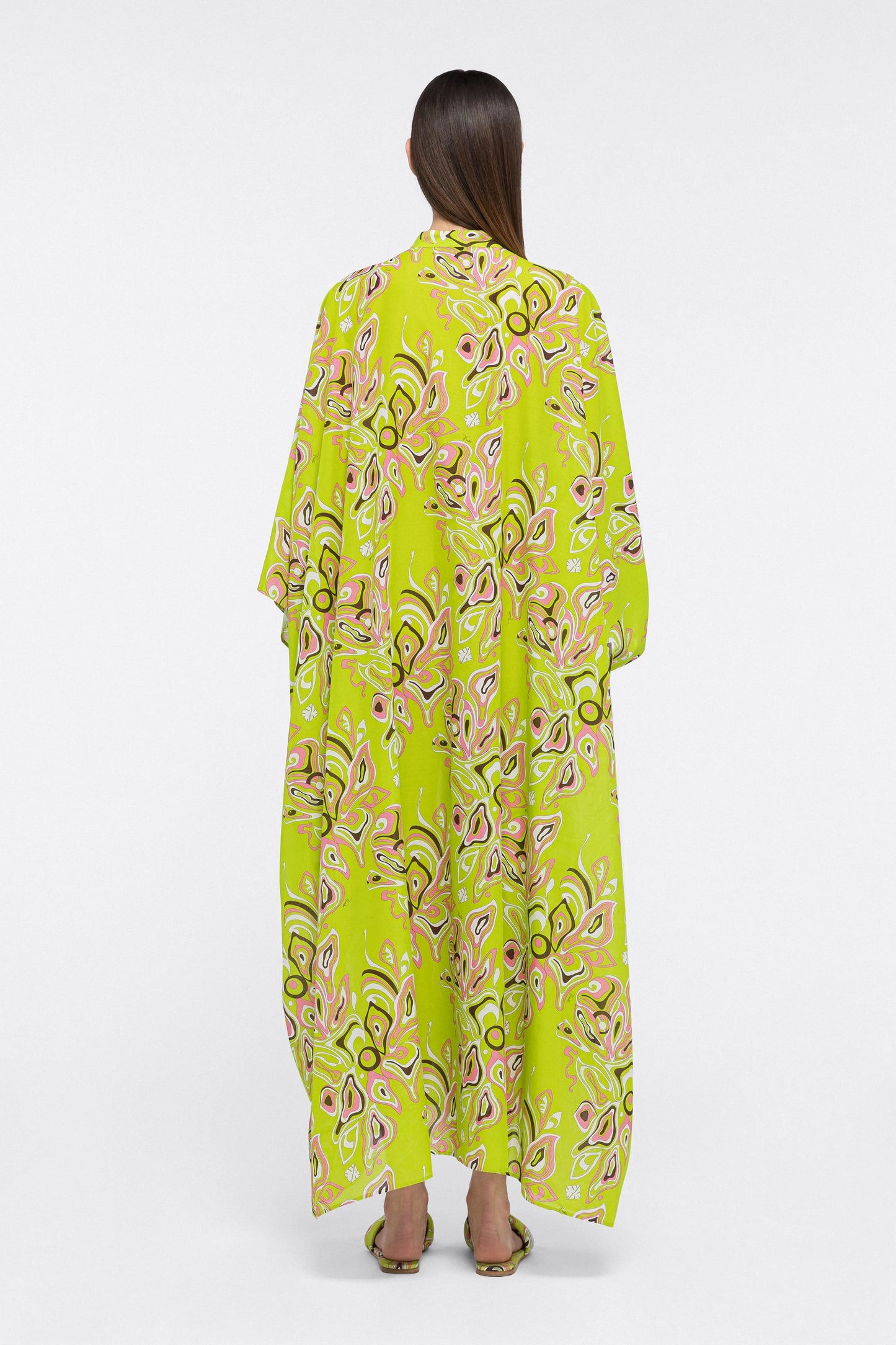 LIGHT GREEN MANDARIN COLLAR PREMIUM KAFTAN