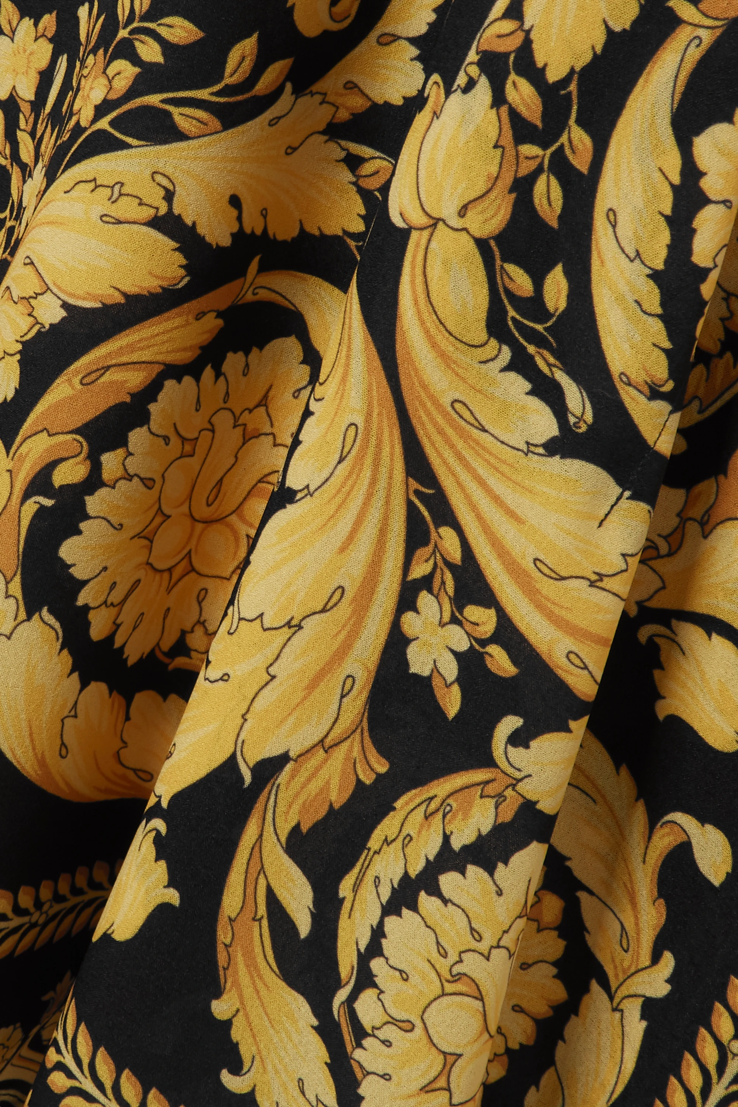 MUSTARD PRINTED PREMIUM SHORT KAFTAN