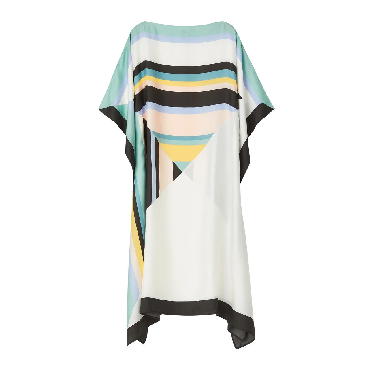 Women’s Casual Wear Striped Printed Soft Silk Kaftan