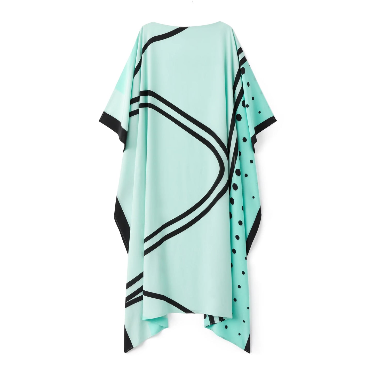 DOT PRINTED STYLE FRENCH MOSS BEACH KAFTAN