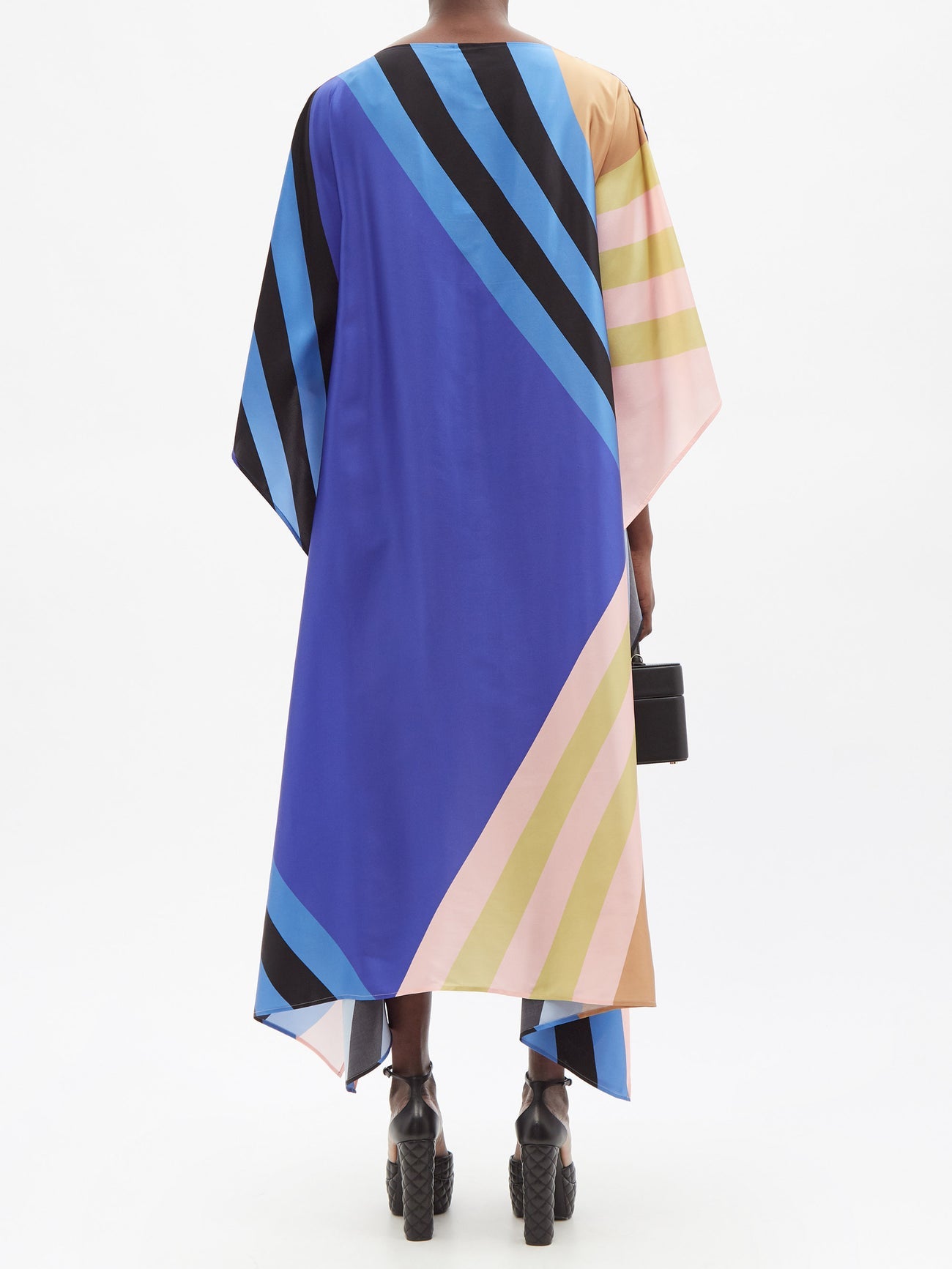 triped Printed Lounge Wear Kaftan