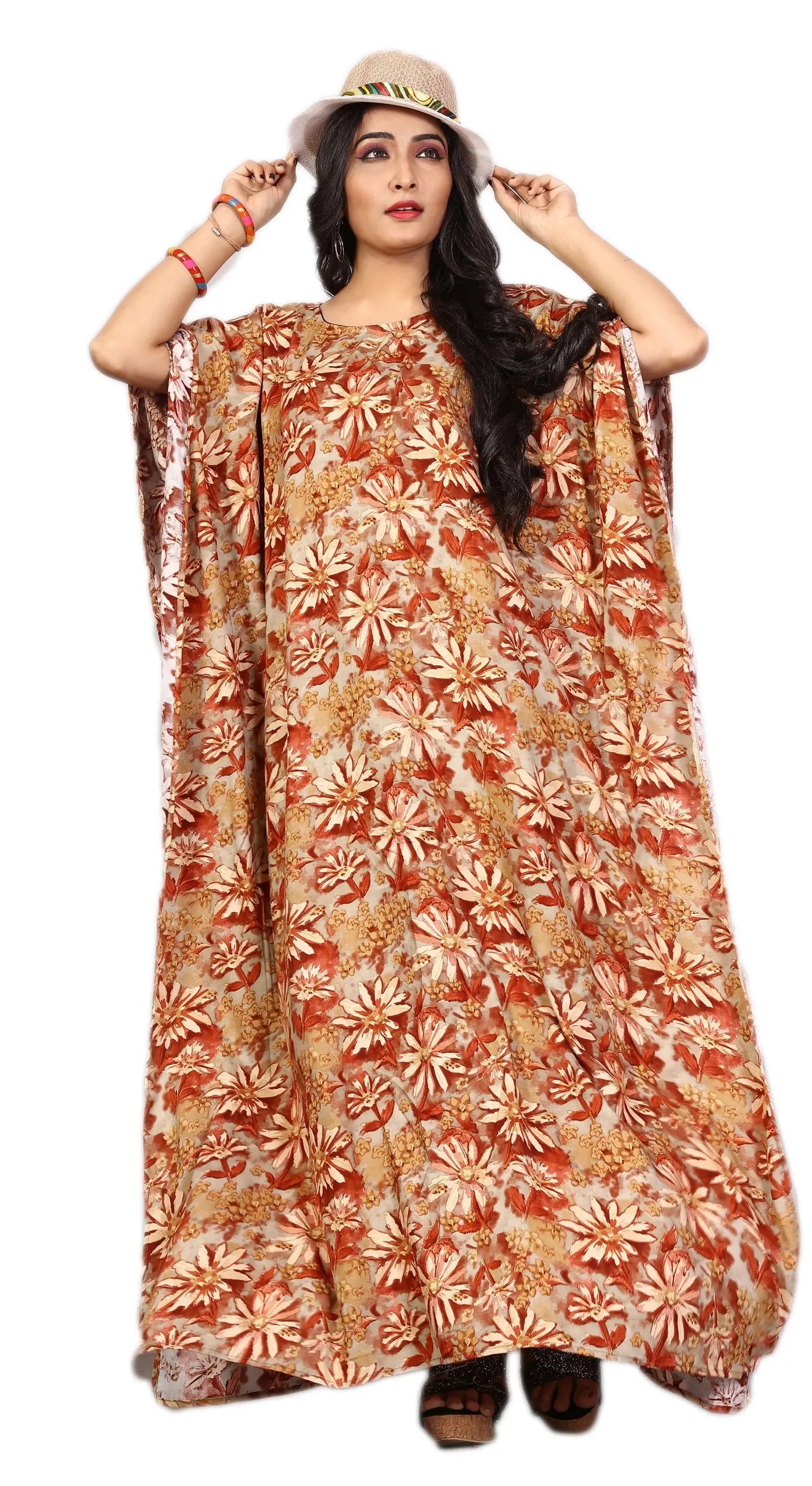 Women’s Rayon Soft Cotton Printed Kaftan Kurta