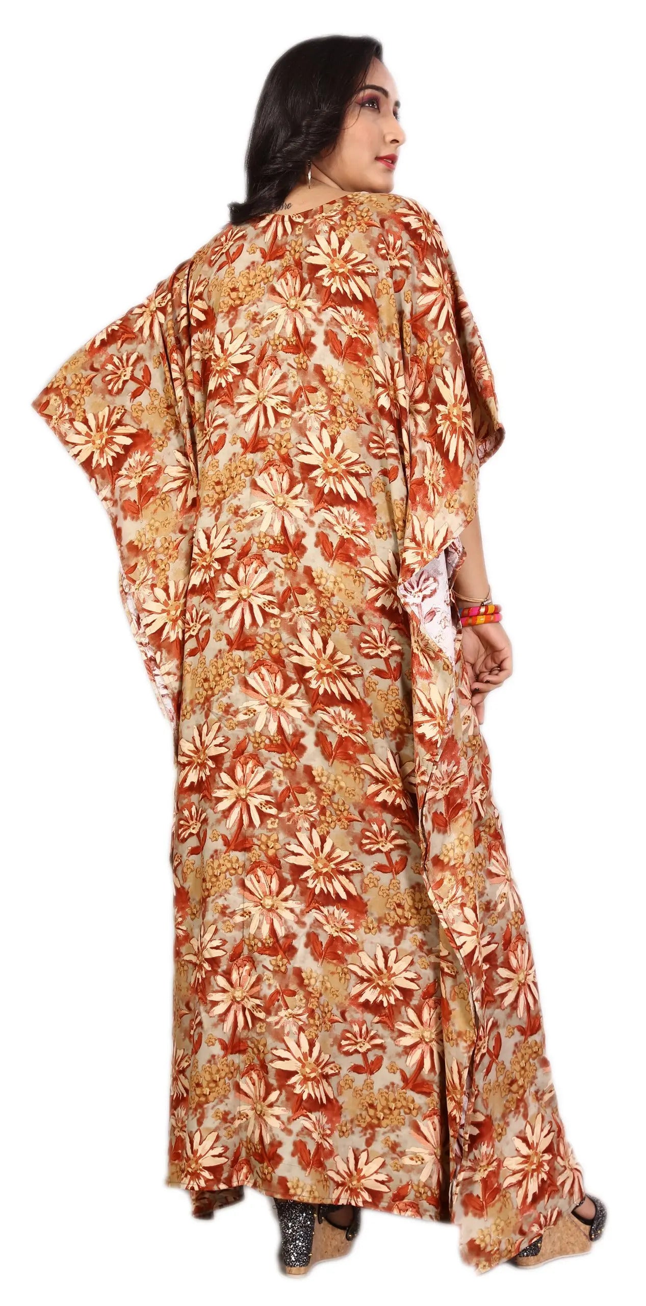 Women’s Rayon Soft Cotton Printed Kaftan Kurta